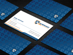Business Card Design by DesignShout for Amparo Insurance, LLC | Design: #28319237