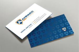 Business Card Design by DesignShout for Amparo Insurance, LLC | Design: #28319306