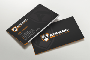 Business Card Design by Imagine design000 for Amparo Insurance, LLC | Design: #28324206