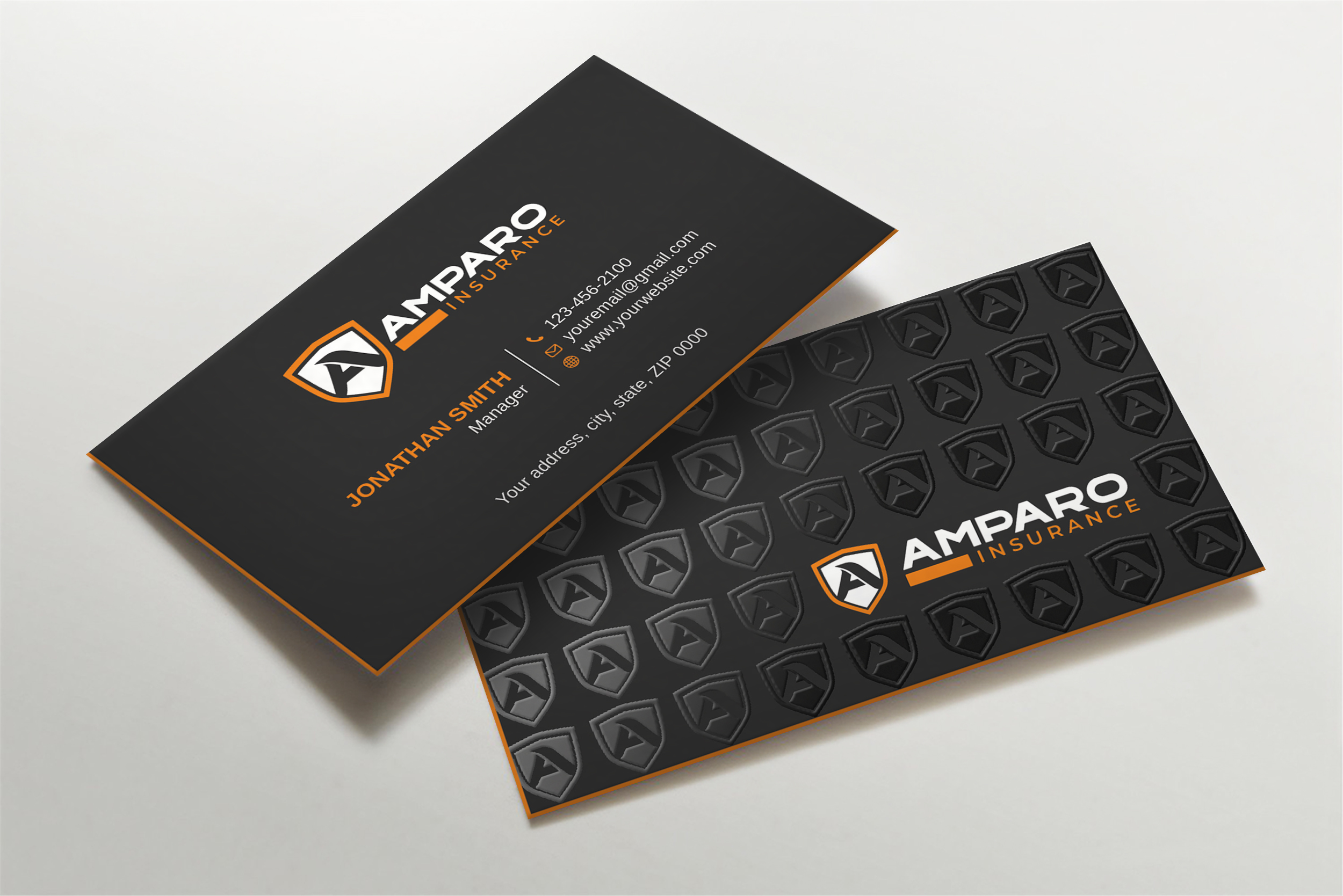 Business Card Design by Imagine design000 for Amparo Insurance, LLC | Design #28324223