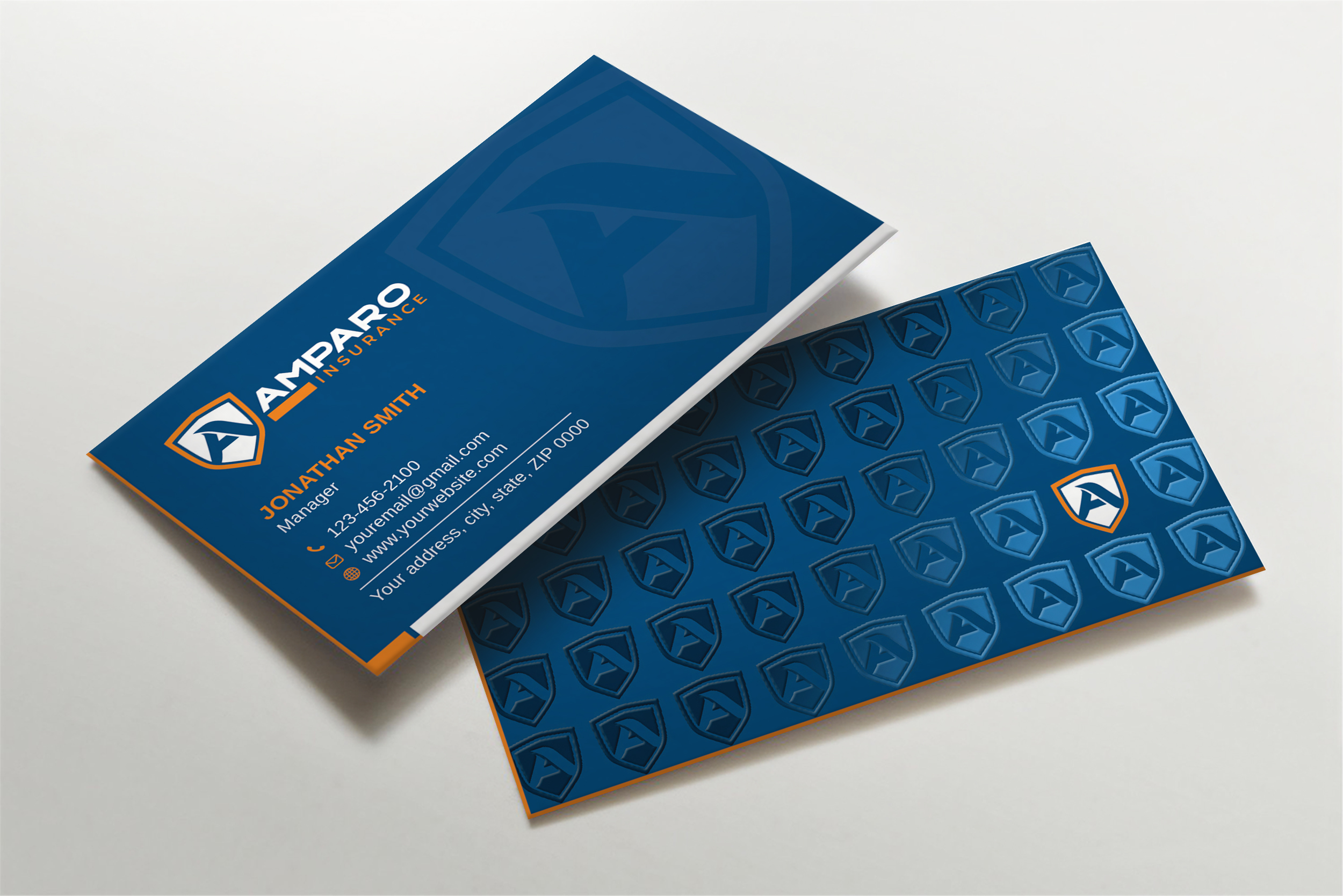 Business Card Design by Imagine design000 for Amparo Insurance, LLC | Design #28324228