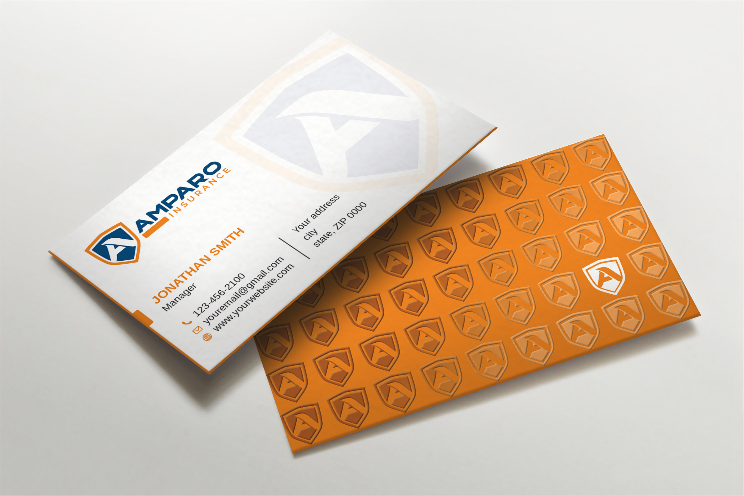 Business Card Design by Imagine design000 for Amparo Insurance, LLC | Design #28324241