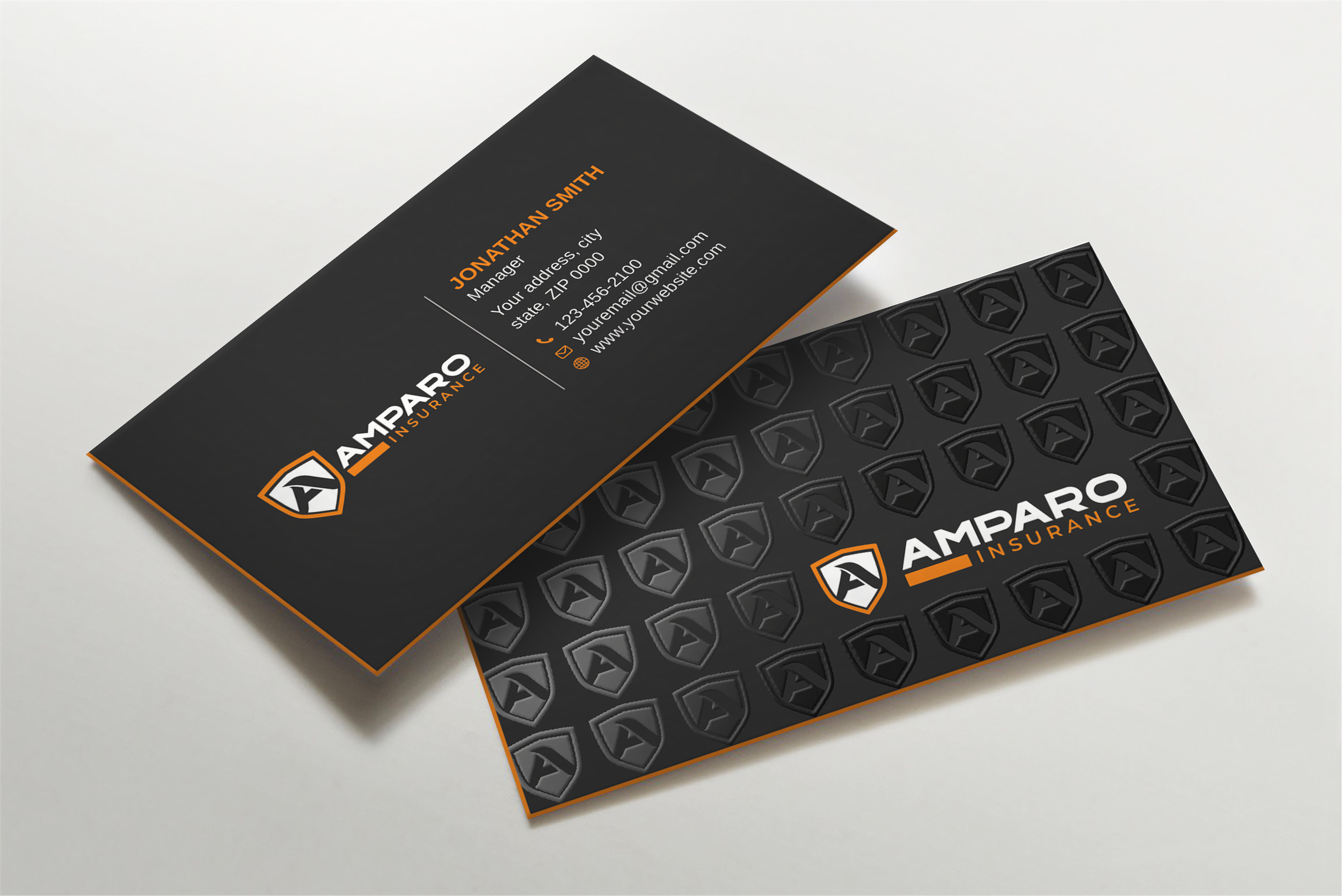 Business Card Design by Imagine design000 for Amparo Insurance, LLC | Design #28324257