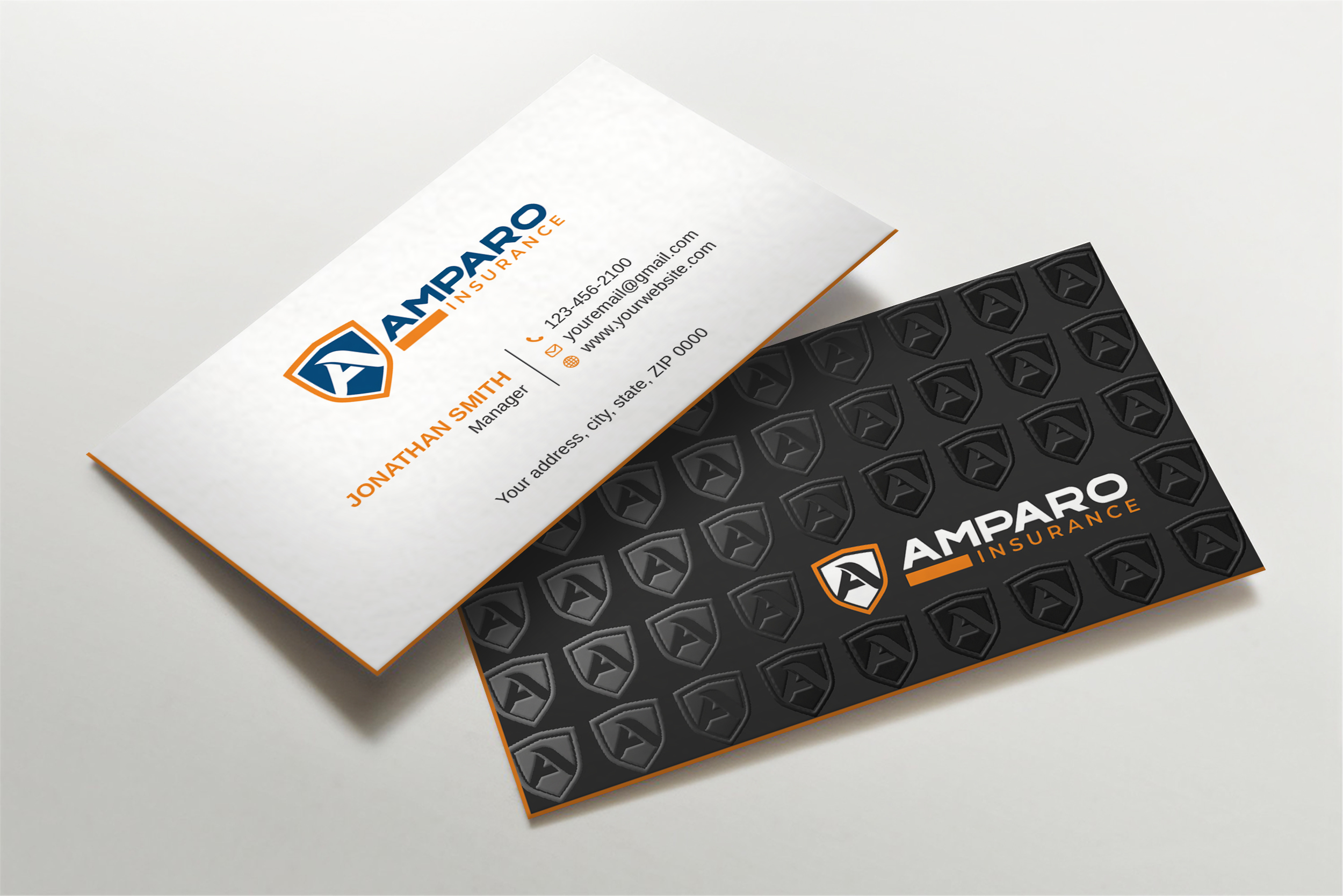 Business Card Design by Imagine design000 for Amparo Insurance, LLC | Design #28324262