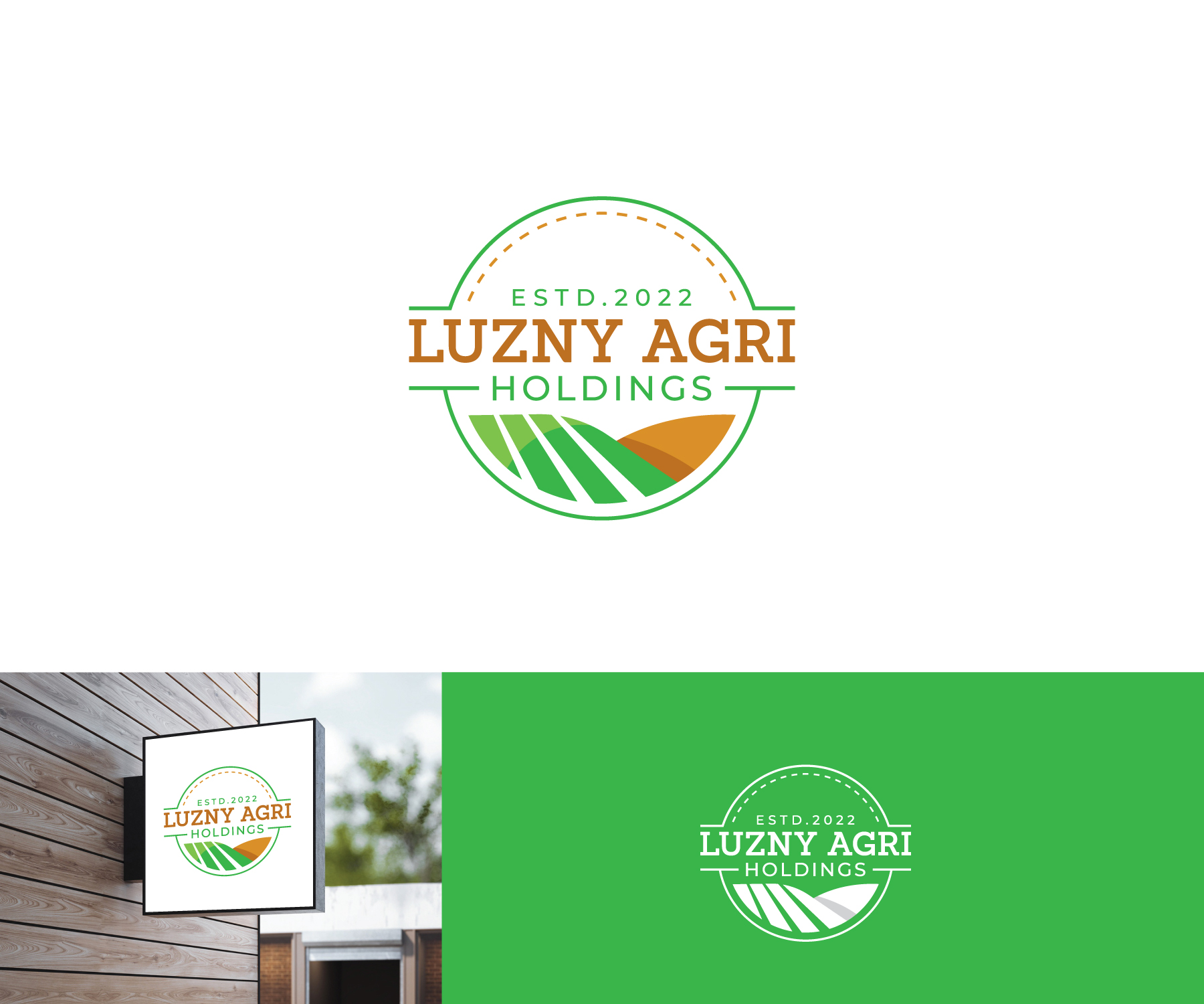 Logo Design by ecorokerz for Luzny Agri Holdings | Design #28324591