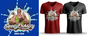 sloppy picklers t-shirt design | Diseño de Camiseta por Al Pech
