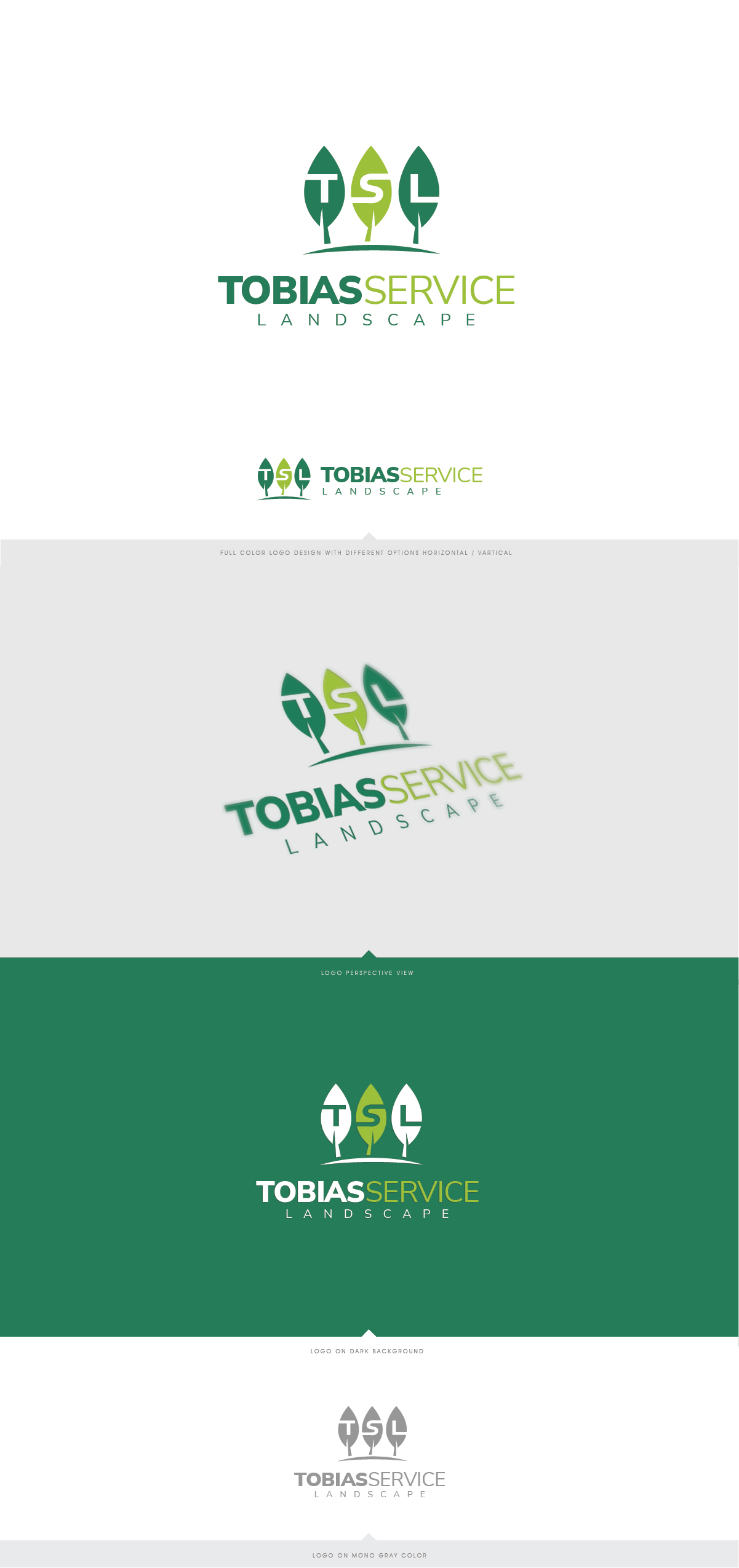 Logo Design by LaGregz for Tobias Services Lanscapes | Design #28325731