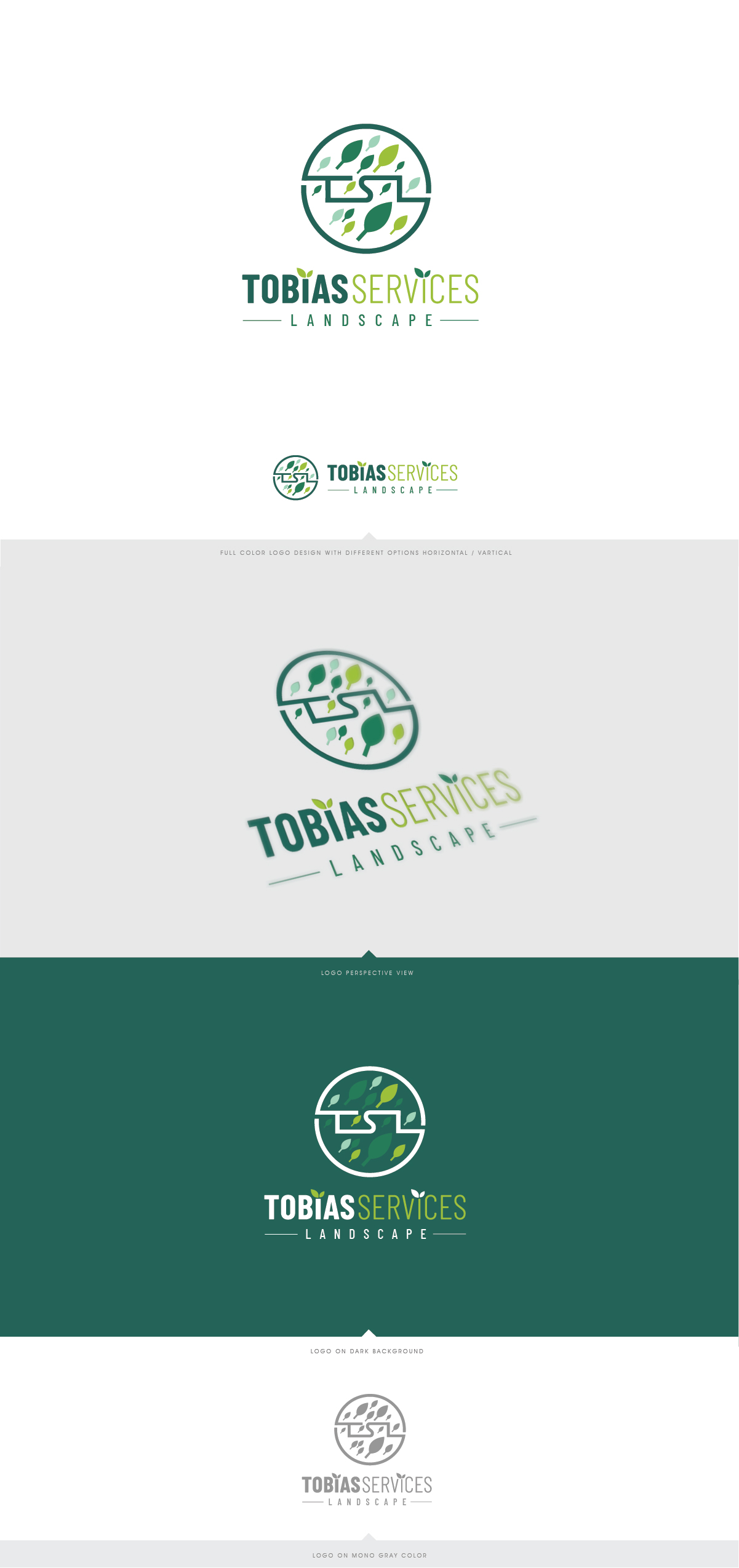 Design de Logo par LaGregz pour Tobias Services Lanscapes | Design #28342594