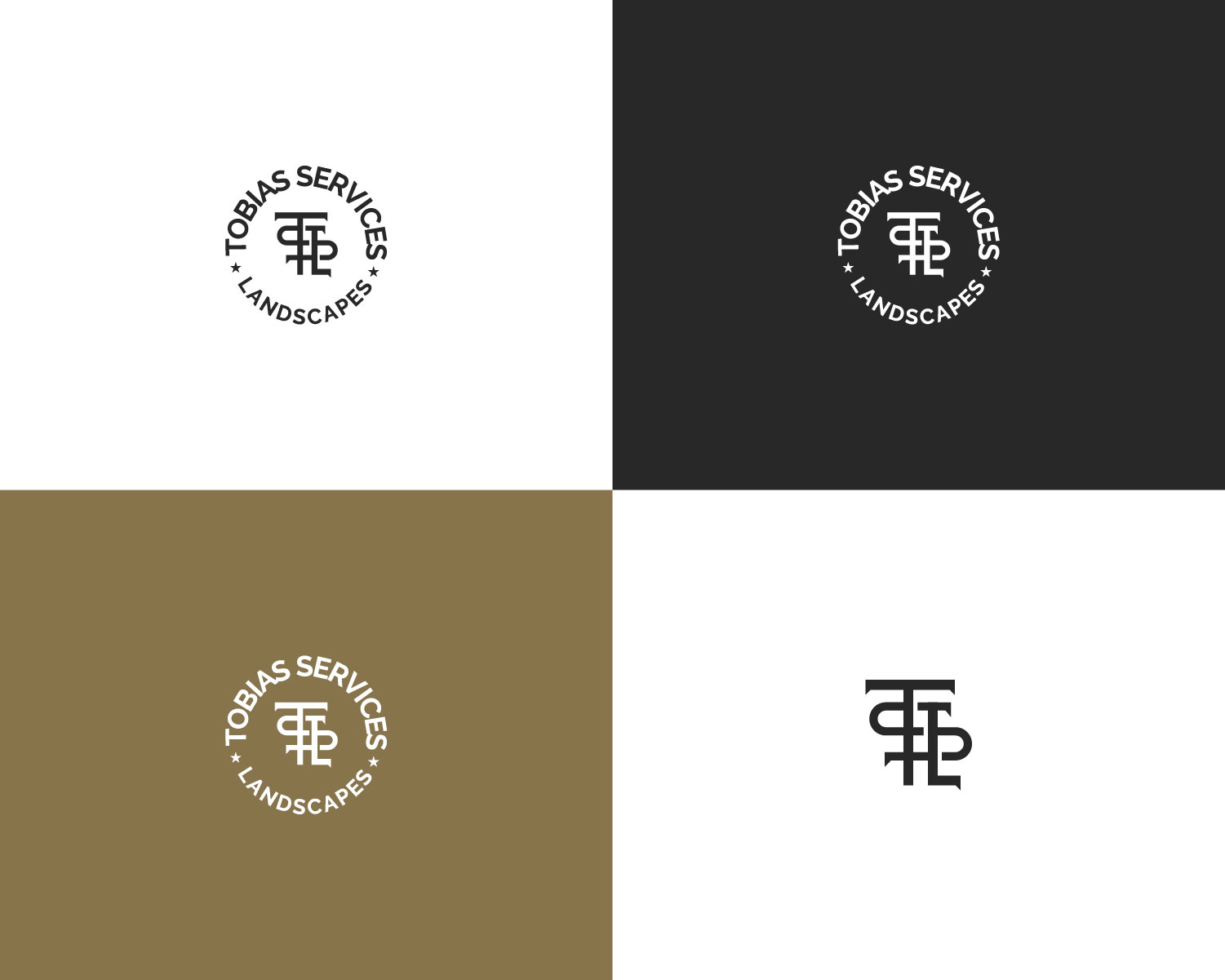 Logo Design by POBO™ for Tobias Services Lanscapes | Design #28326196
