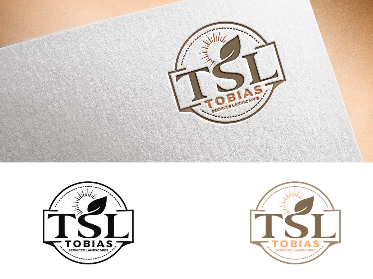 Logo Design by Vishak vasu for Tobias Services Lanscapes | Design #28325618