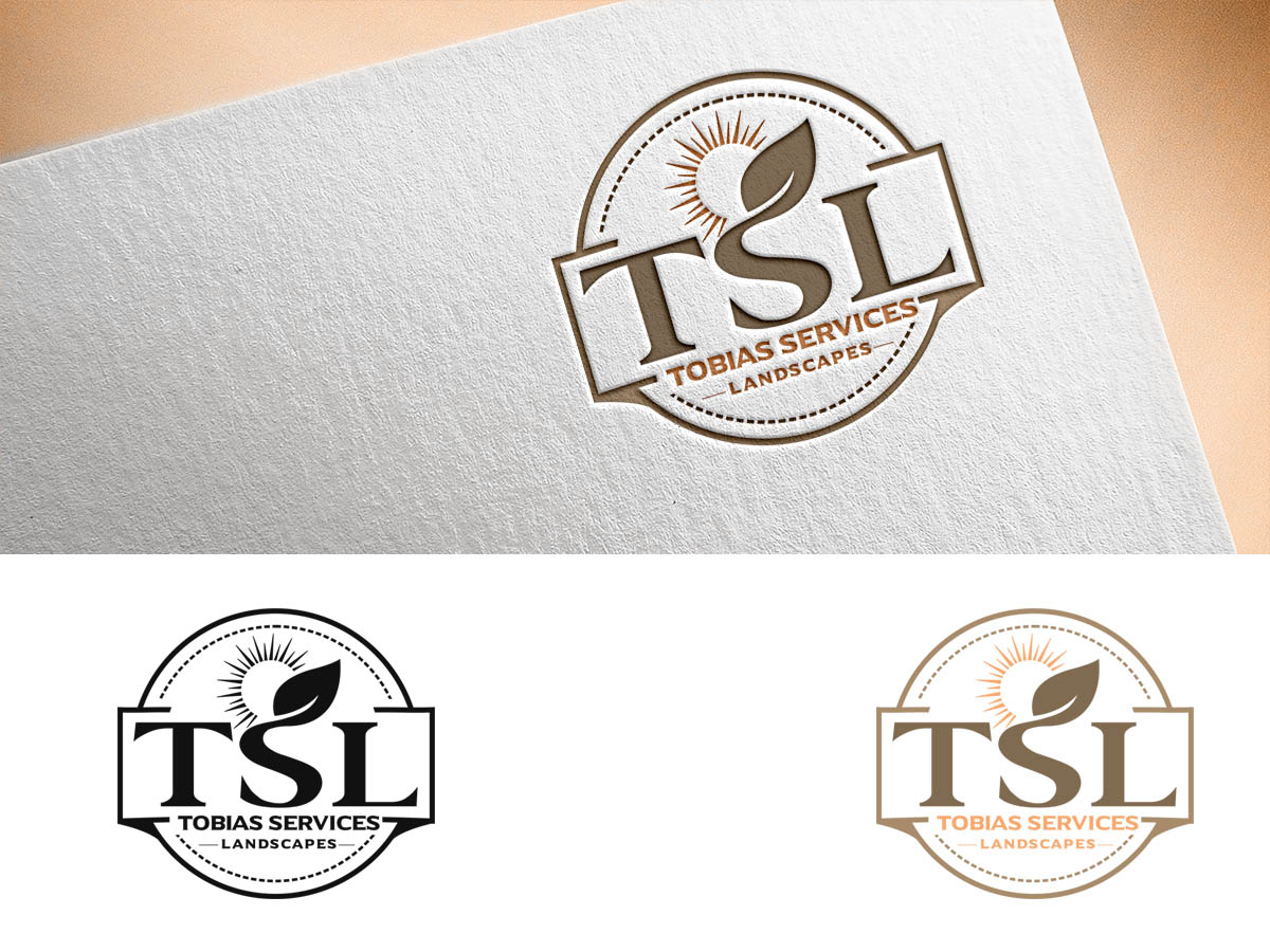 Logo Design by Vishak vasu for Tobias Services Lanscapes | Design #28340464