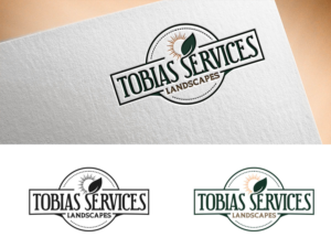 Logo Design by Vishak vasu for Tobias Services Lanscapes | Design #28343149