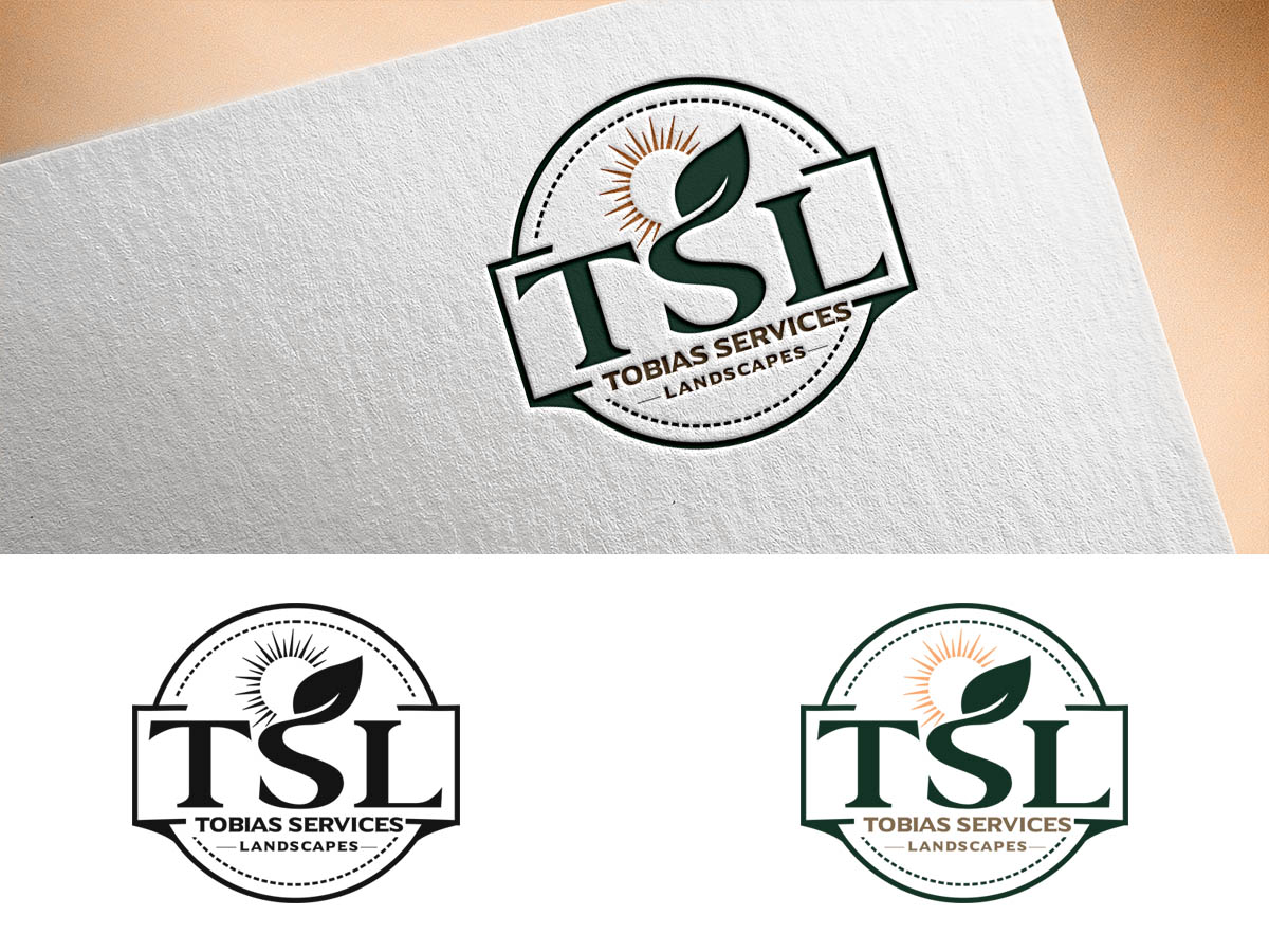 Logo Design by Vishak vasu for Tobias Services Lanscapes | Design #28343150