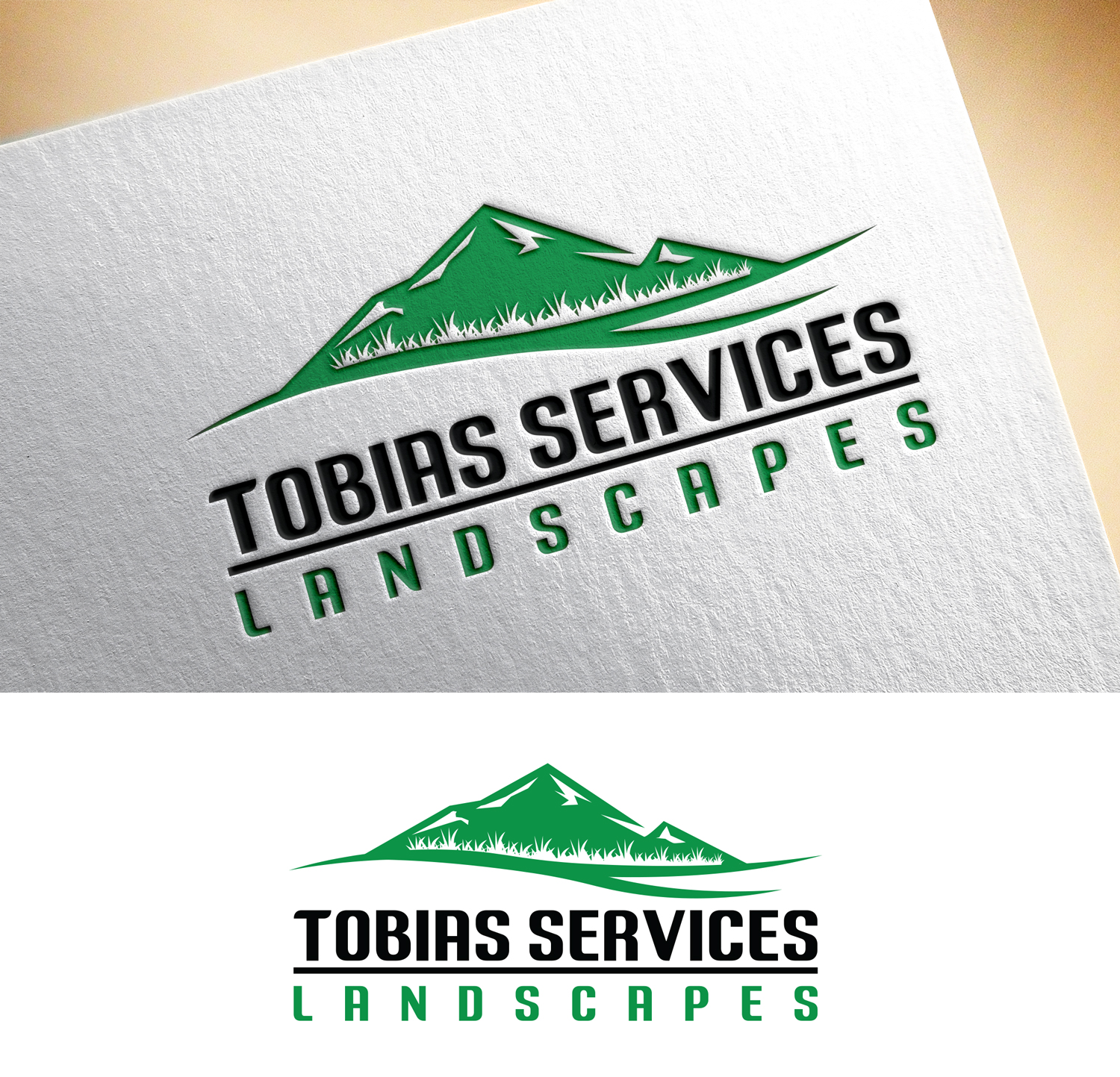 Logo Design by Impressive Solutions for Tobias Services Lanscapes | Design #28325381