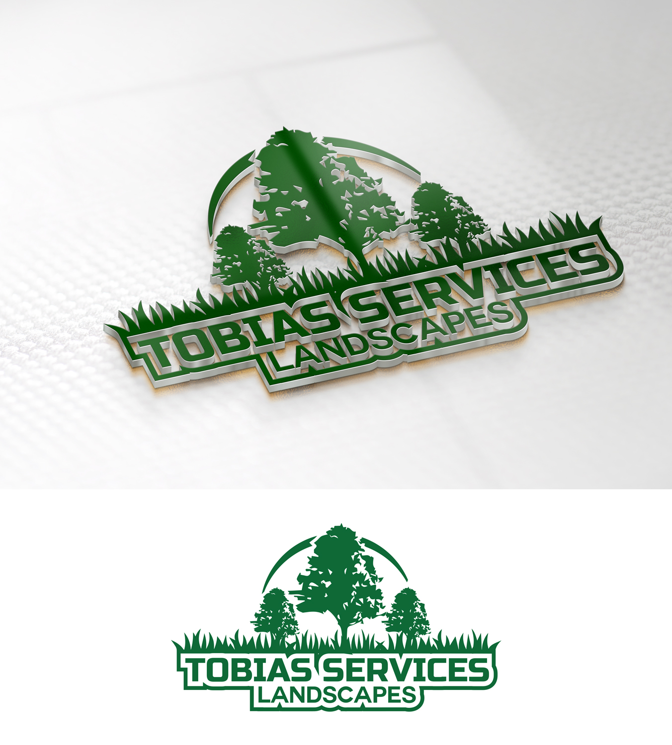 Logo Design by Impressive Solutions for Tobias Services Lanscapes | Design #28338163