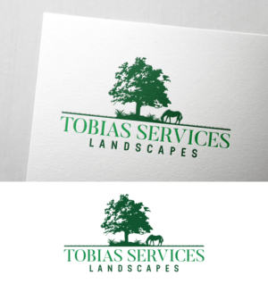 Logo Design by Impressive Solutions for Tobias Services Lanscapes | Design: #28350265