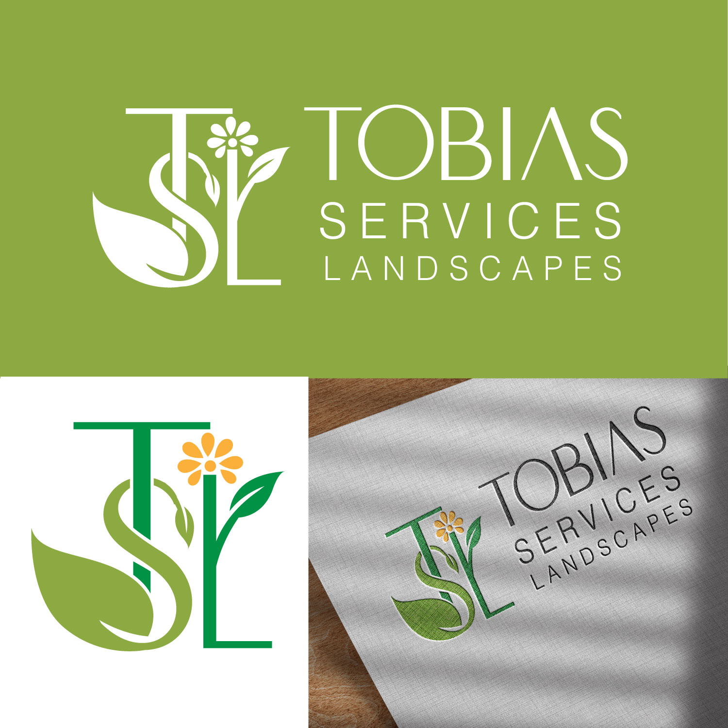 Logo Design by concepts for Tobias Services Lanscapes | Design #28326170