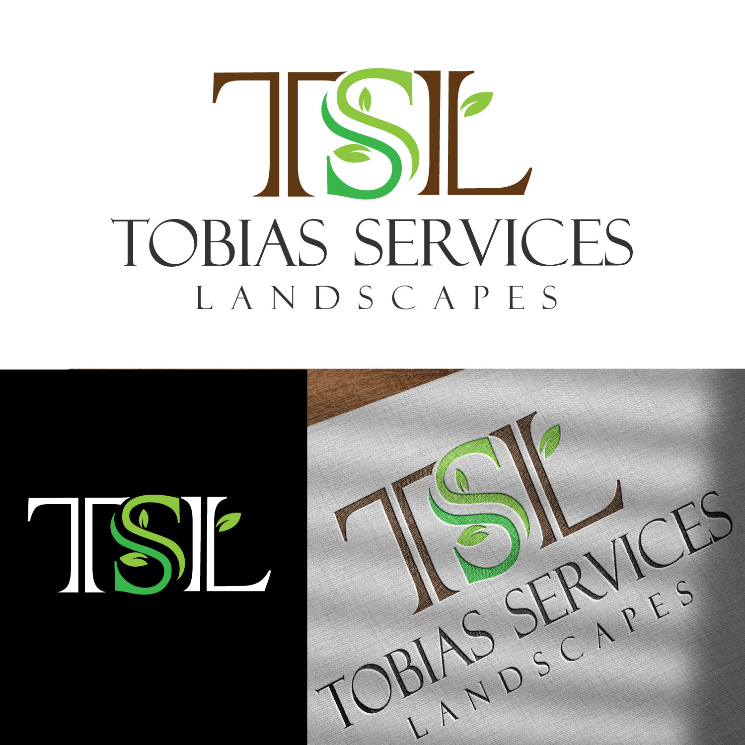 Design de Logo par concepts pour Tobias Services Lanscapes | Design #28339370