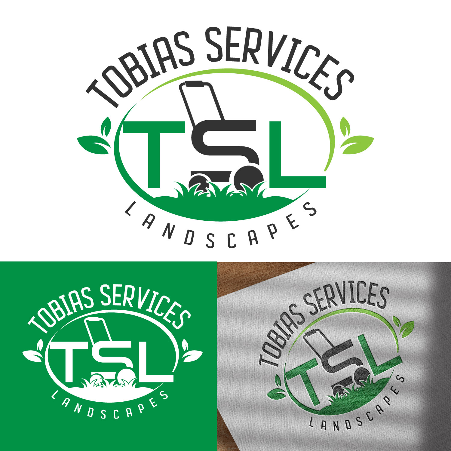 Design de Logo par concepts pour Tobias Services Lanscapes | Design #28344918