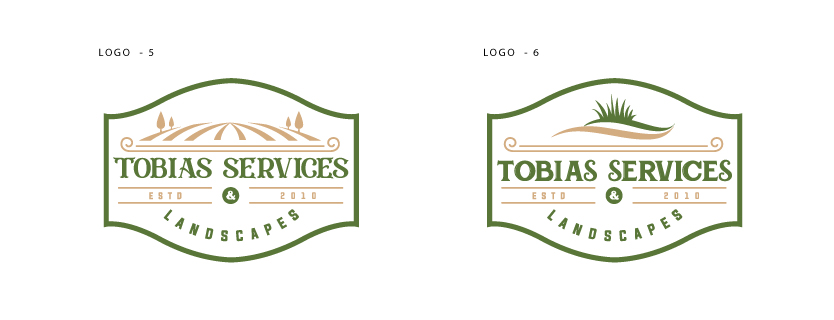 Logo Design by step forward 2 for Tobias Services Lanscapes | Design #28353268