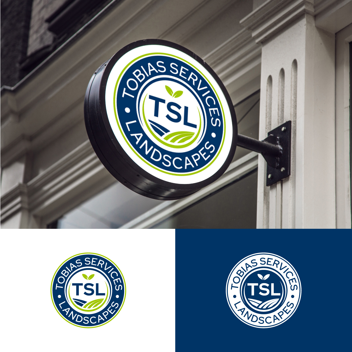 Logo Design by Radsky17 for Tobias Services Lanscapes | Design #28324876