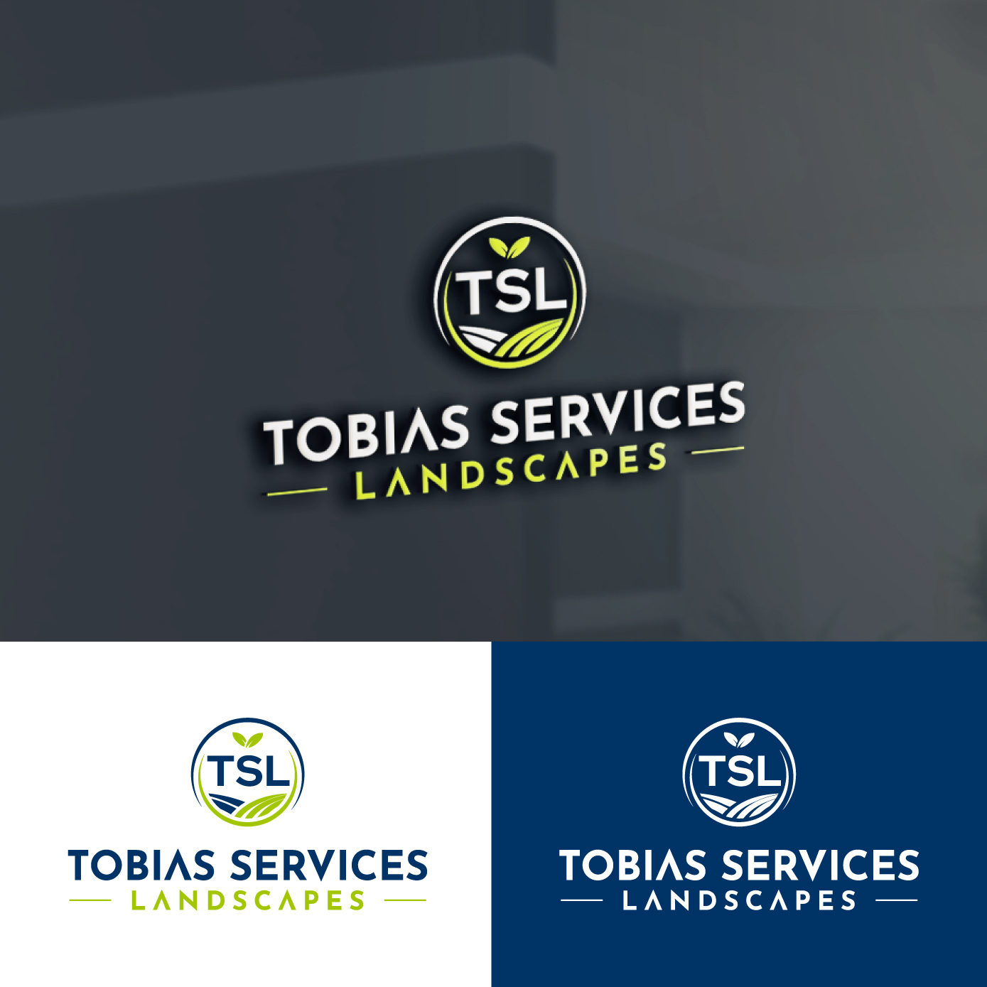 Logo Design by Radsky17 for Tobias Services Lanscapes | Design #28325262