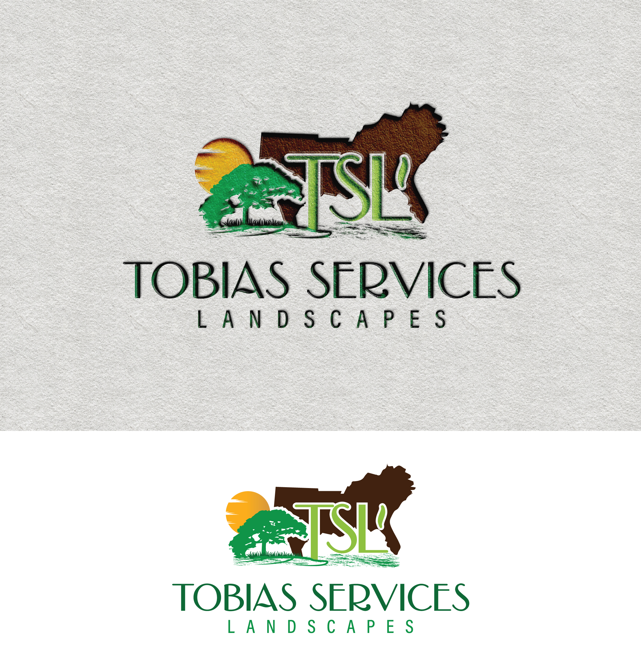 Logo Design by u2square for Tobias Services Lanscapes | Design #28325596