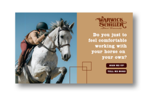 Landing Page Design by Sadia Shaky for Warwick Schiller Attuned Horsemanship | Design: #28332200