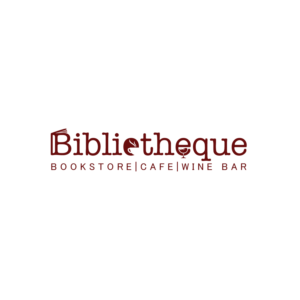 Bibliotheque Bookstore|Cafe|Wine Bar | Diseño de Logo por DesignFriday
