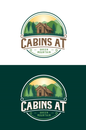 Cabins at Green Mountain | Logo Design by Idea Master Plus