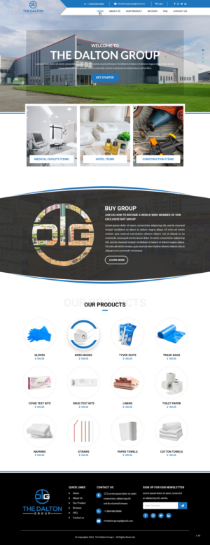 Web Design by pb for this project | Design #28341634