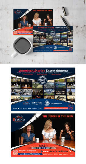 RUSH: TV Network Postcard Flyer Handout Design