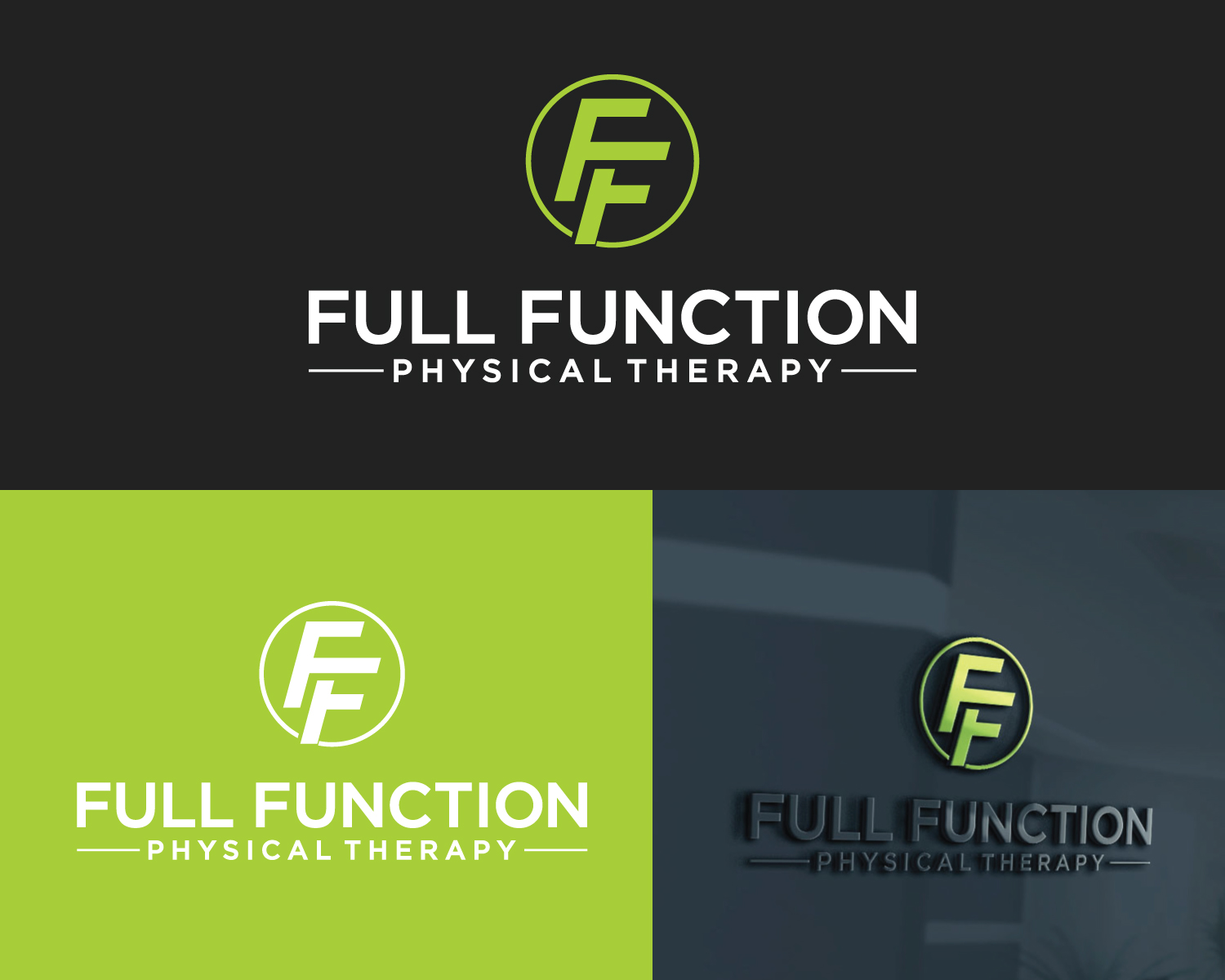Logo Design by Atec for Full Function Physical Therapy | Design #28341705