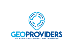 GEOPROVIDERS (logo) Pile monitoring &  Foundations Engineering (signature) | Diseño de Logo por trufya