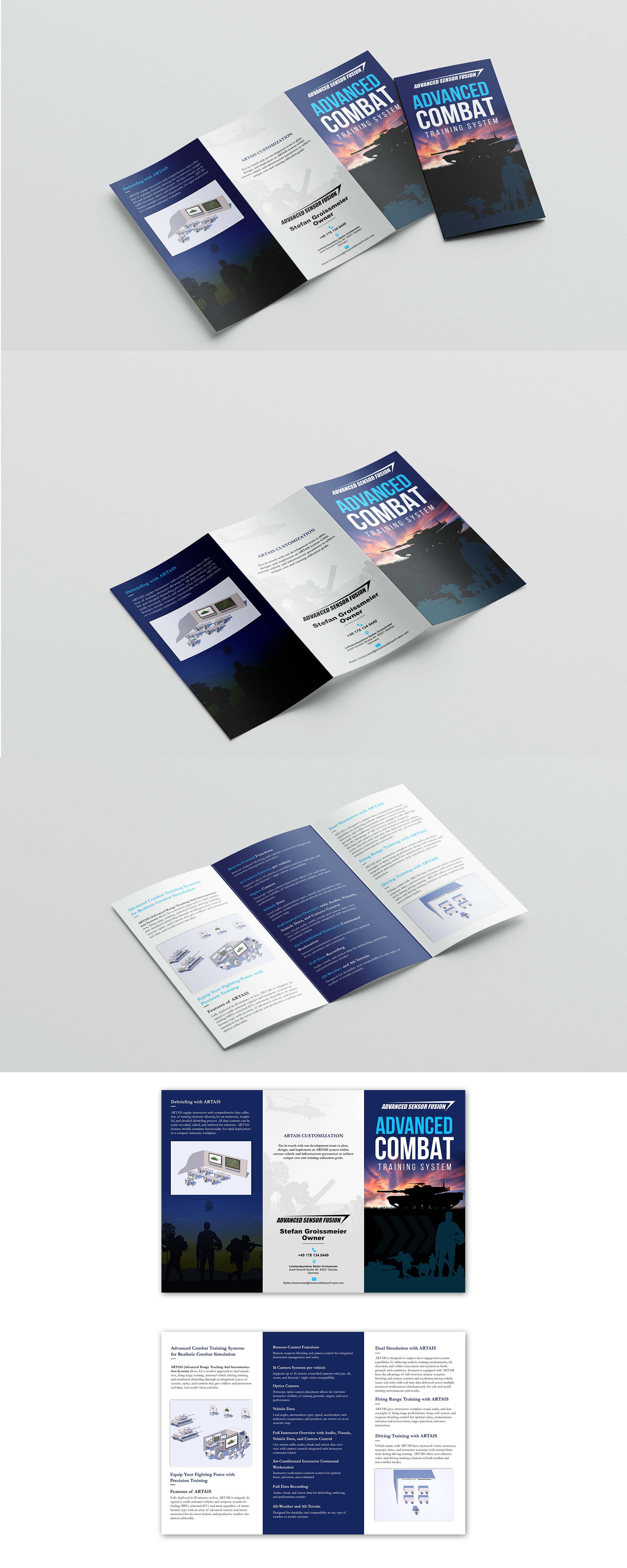 Flyer Design by Design Motion for Leitstandsysteme Stefan Groißmeier | Design #28331422