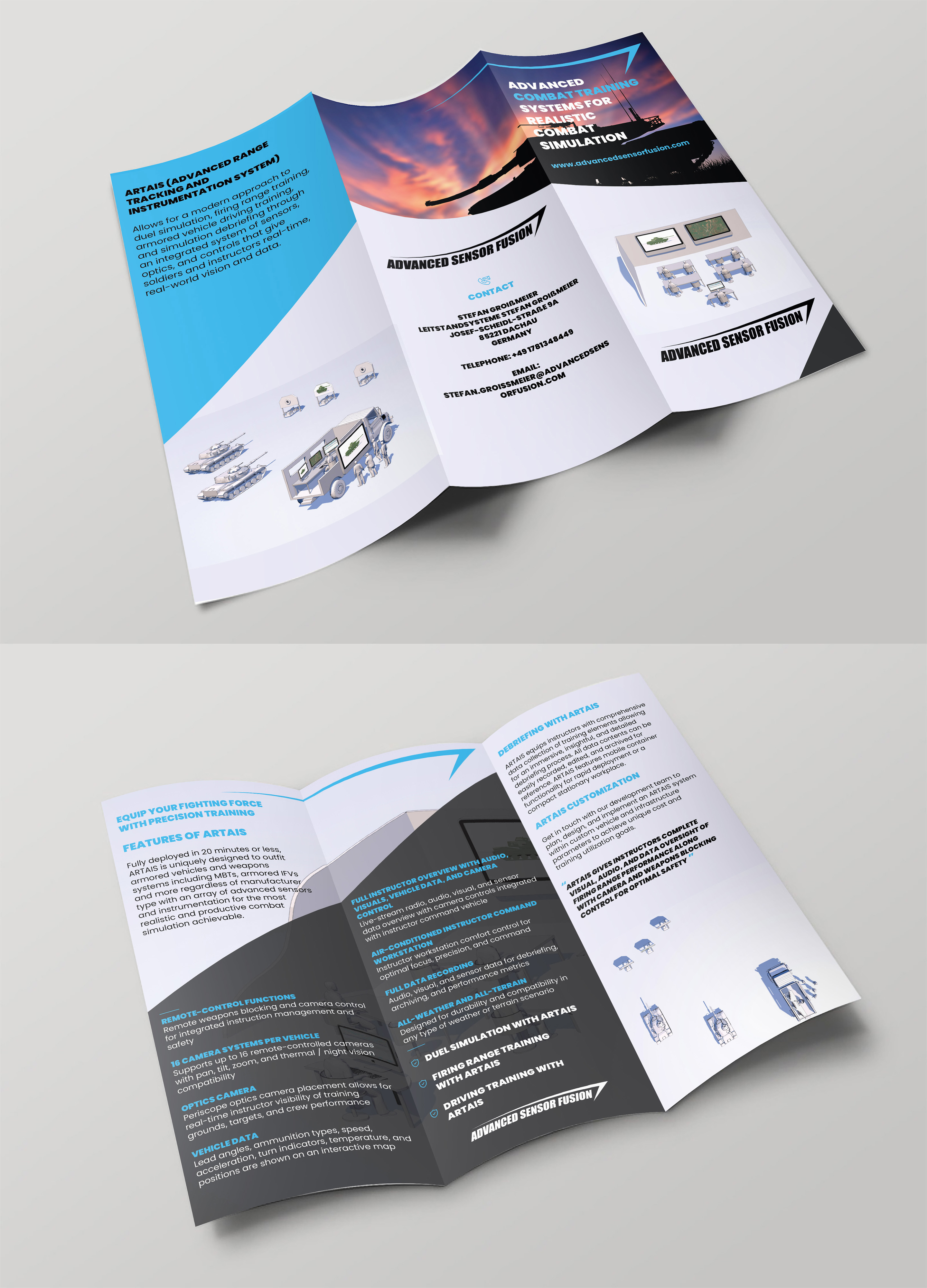 Flyer Design by emoblack989 for Leitstandsysteme Stefan Groißmeier | Design #28331024