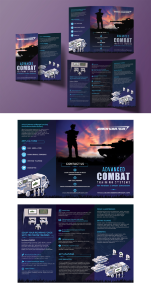 Defense contractor needs a flyer for an exhibition | Diseño de Flyer por ZeneFashions