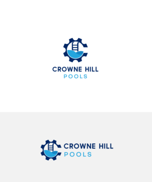 Logo Design by RikoAji for Crowne Hill Pool Service  | Design: #28363166