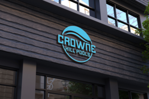 Logo Design by Kavth for Crowne Hill Pool Service  | Design: #28362705
