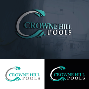 Logo Design by Charlie Benitez for Crowne Hill Pool Service  | Design: #28365730