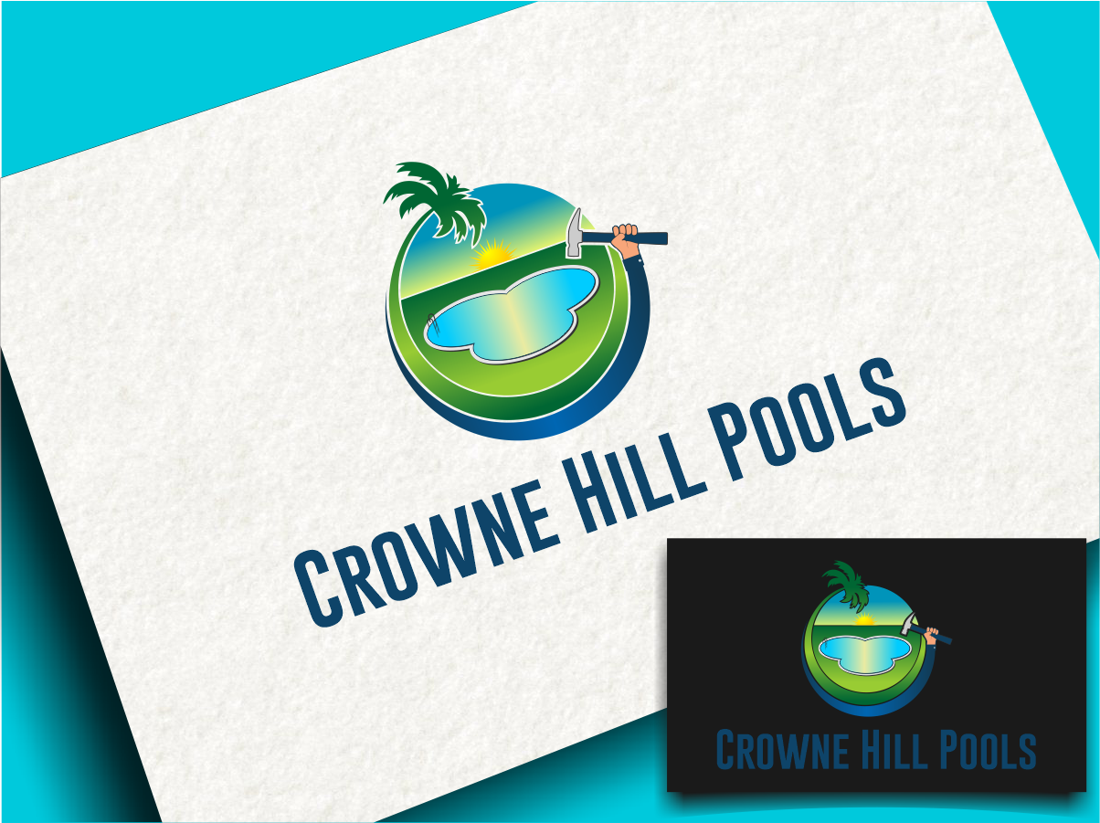 Logo Design by andiacos for Crowne Hill Pool Service  | Design #28364399