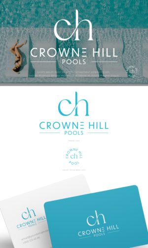 Logo Design by sez_inn for Crowne Hill Pool Service  | Design #28340136