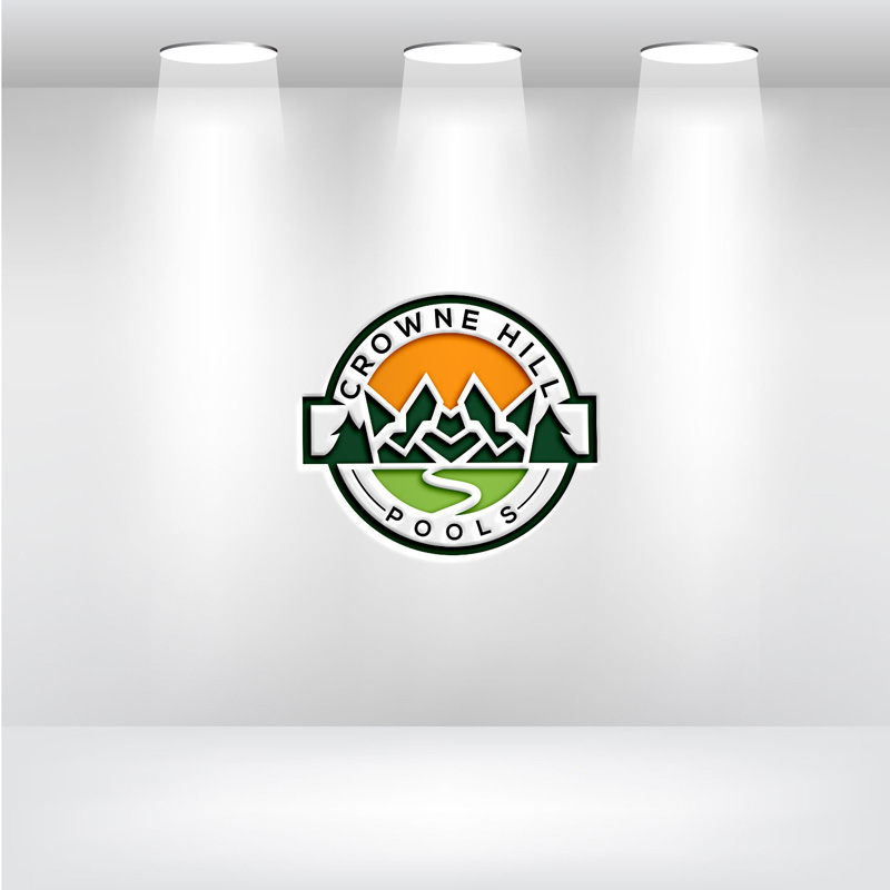 Logo Design by smdesign3 for Crowne Hill Pool Service  | Design #28334677