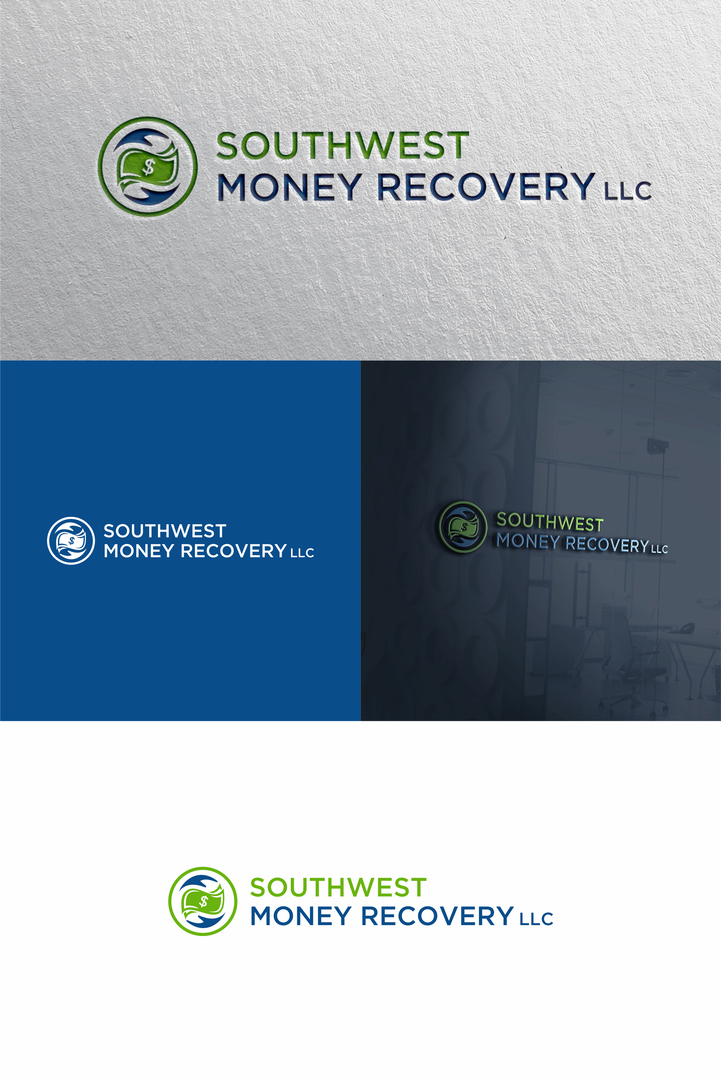 Logo Design by achil78 for Southwest Money Recovery LLC | Design #28334610
