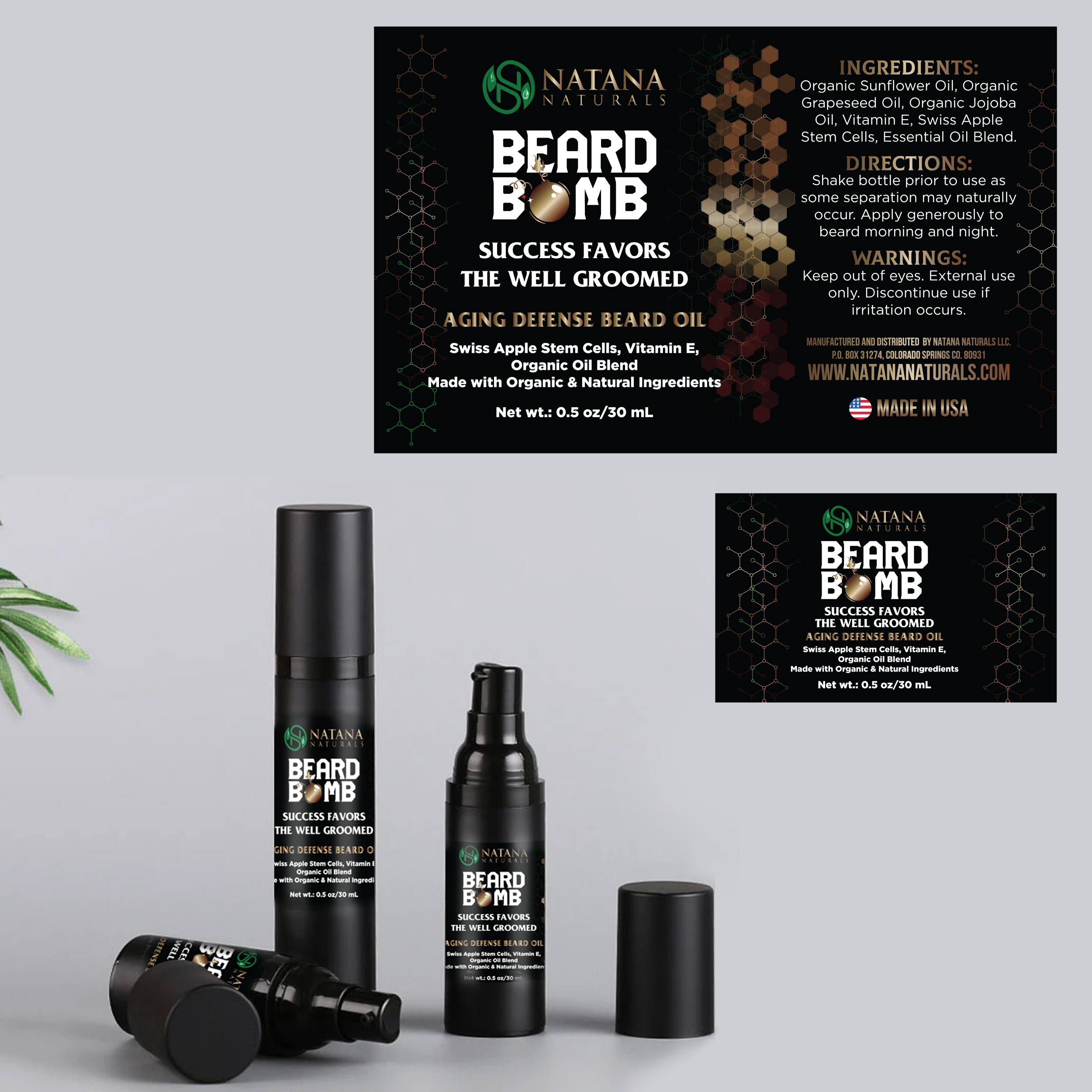 Design Étiquette par Sajal Samaddar pour Natana Naturals | Design #28354160