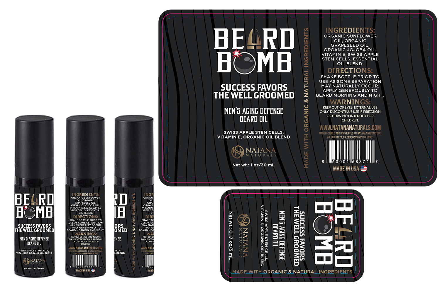 Design Étiquette par Lezette_G pour Natana Naturals | Design #28353383