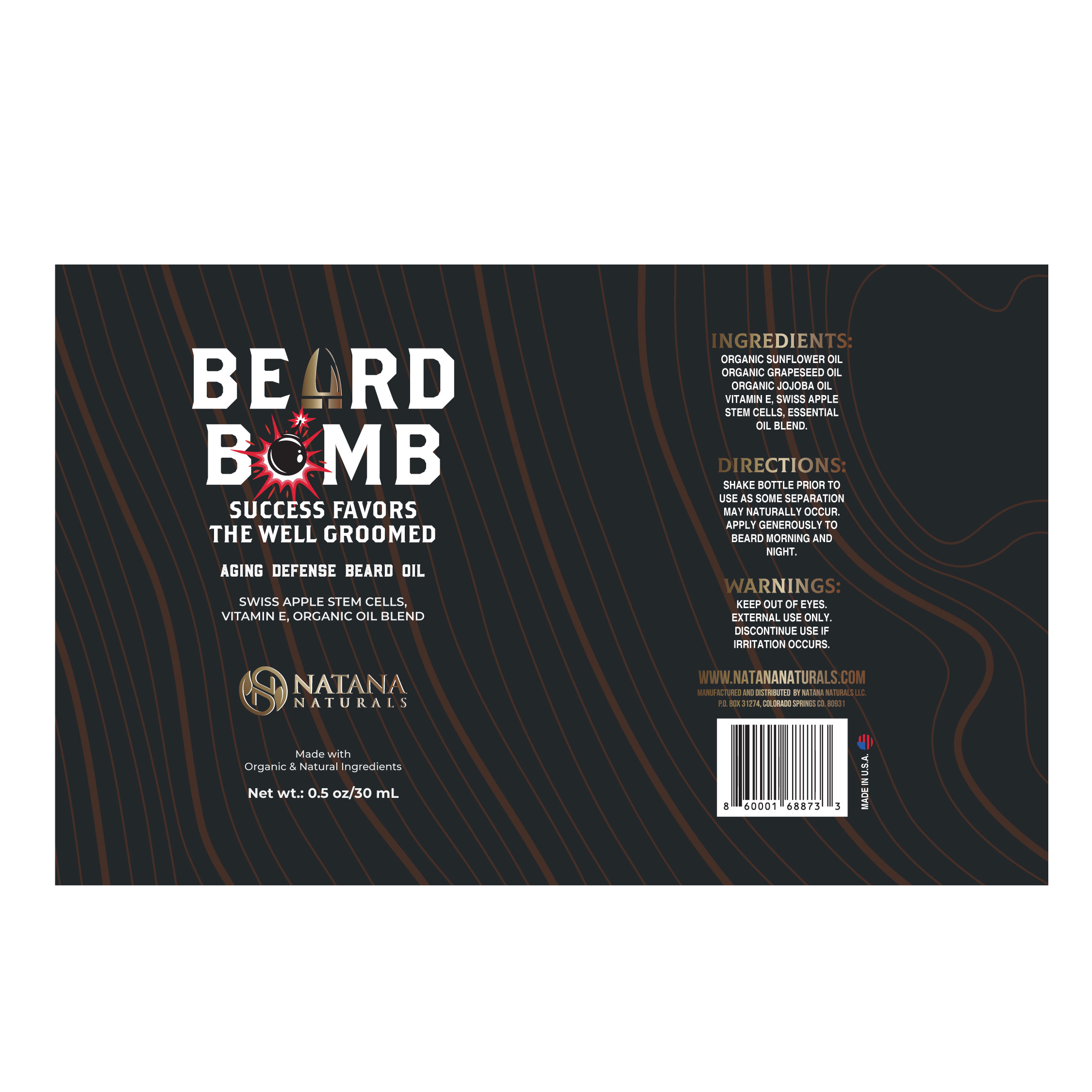 Label Design by ronin71 for Natana Naturals | Design #28354209