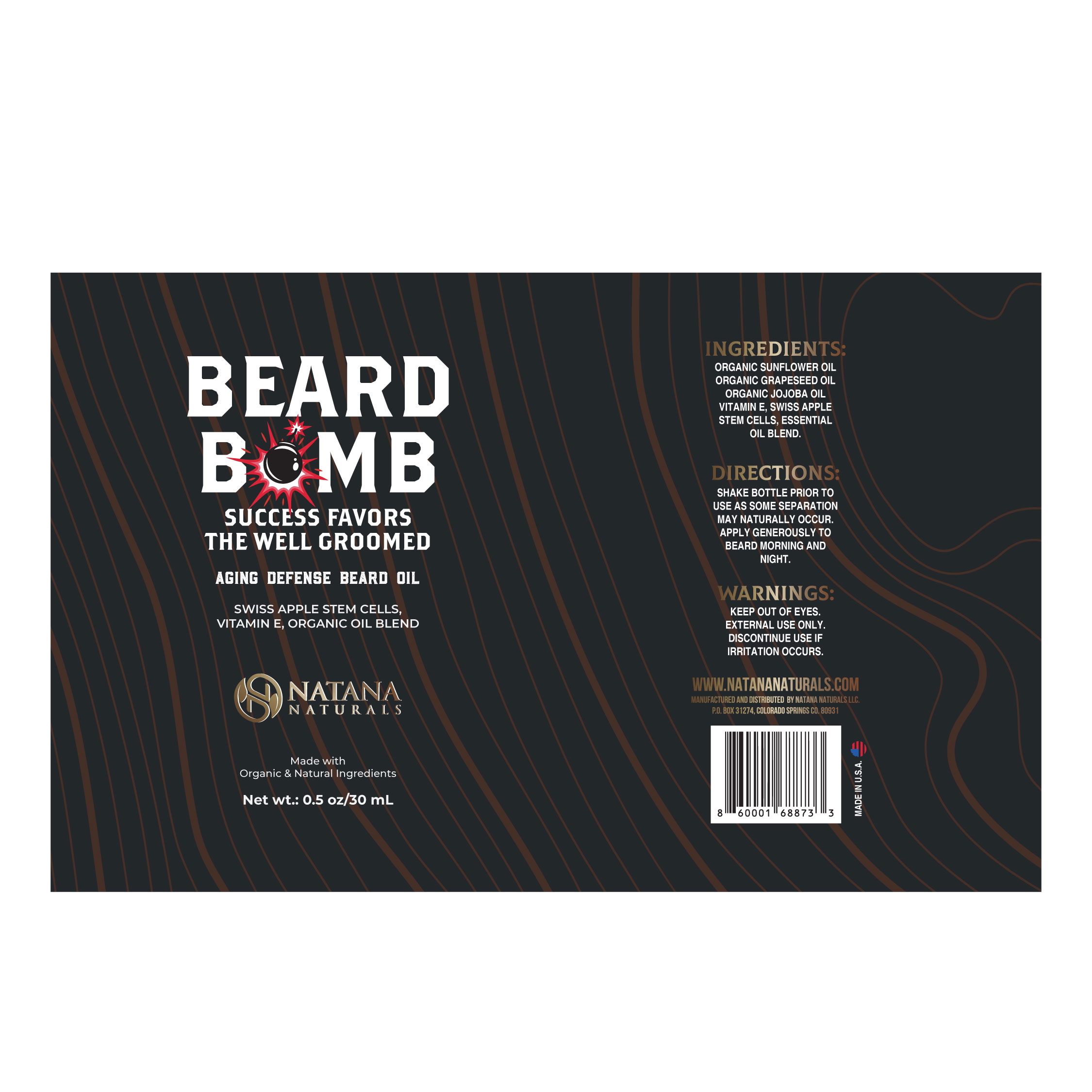 Label Design by ronin71 for Natana Naturals | Design #28354211