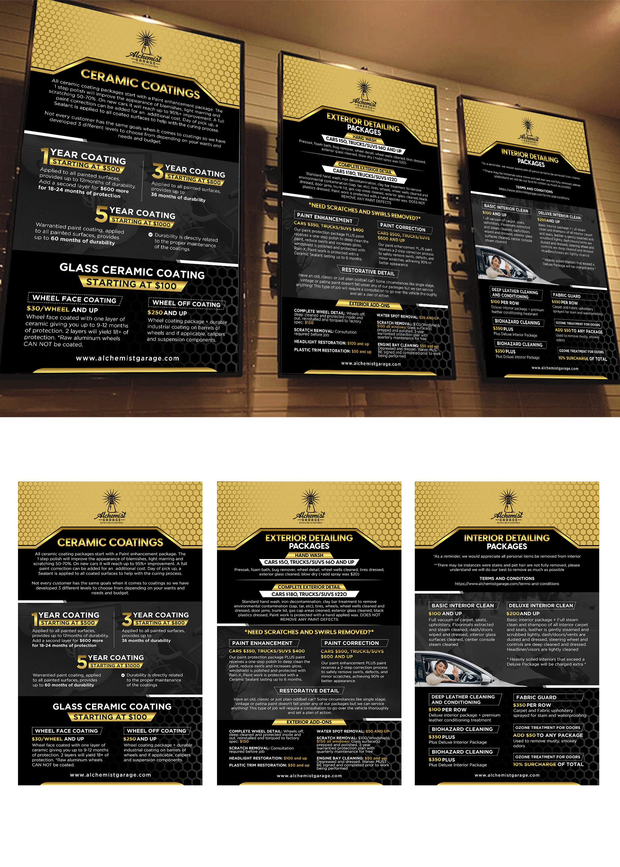 Design de Panneau par debdesign pour alchemist garage detailing | Design #28338996