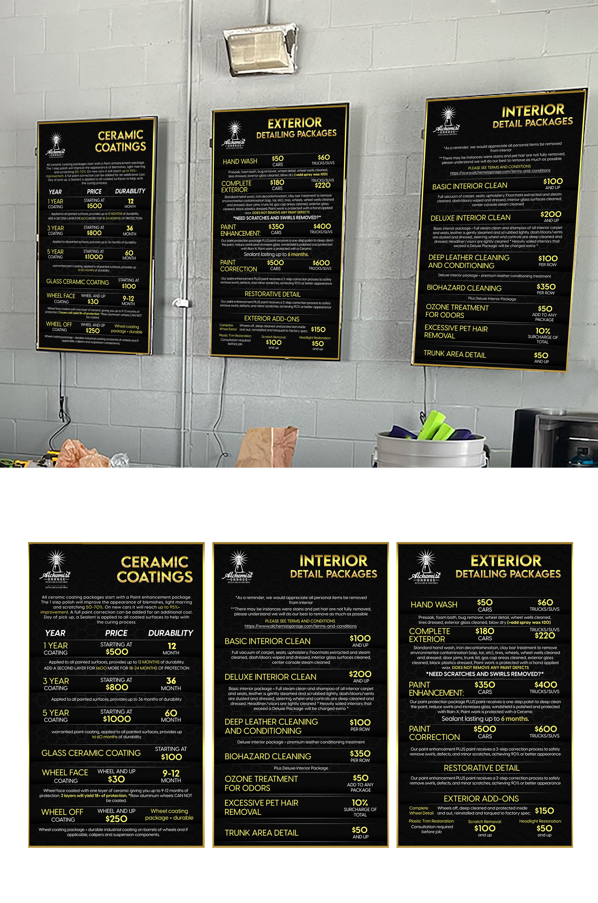 Design de Panneau par debdesign pour alchemist garage detailing | Design #28339046